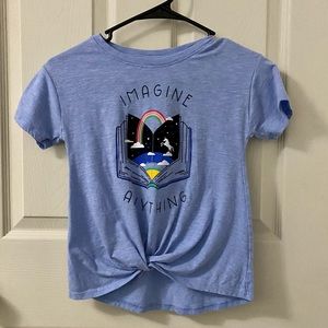 Girls Imagine Crop Top Shirt Size 8